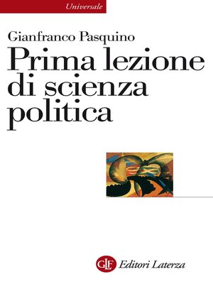 cover image of Prima lezione di scienza politica